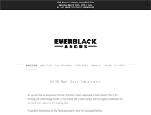 Tablet Screenshot of everblackangus.com